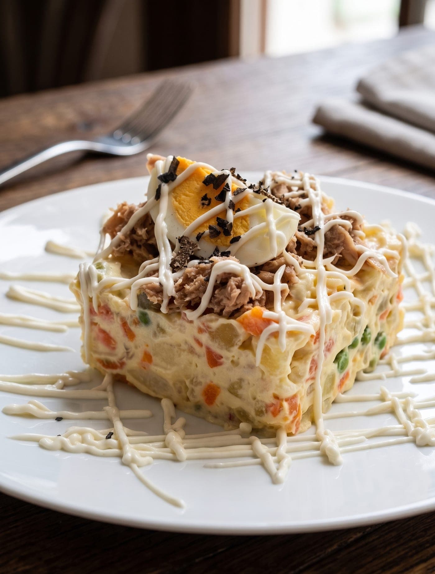 Ensaladilla rusa casera — Bar Casa Toño, Soria